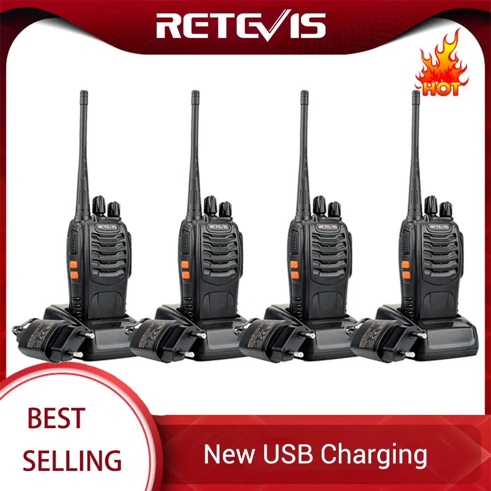 2pcs New Hot Cheap Retevis H777 Portable Radio Walkie Talkie 5W 16CH Two Way Radio Interphone 1