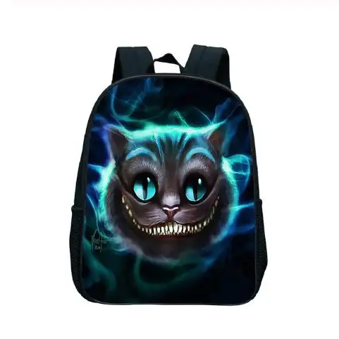 Funny Cheshire Cat Backpack Toddler Backpacks Kids Primary Kindergarten School Backpack Kids Children Small Book Bags