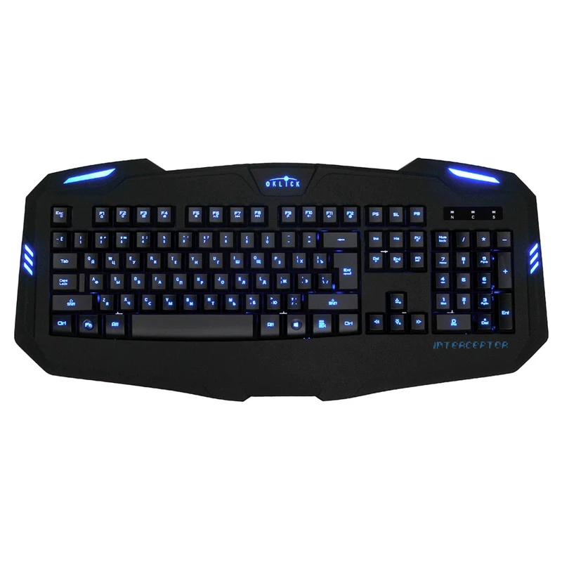 Клавиатура OKLICK 730G INTERCEPTOR, черный