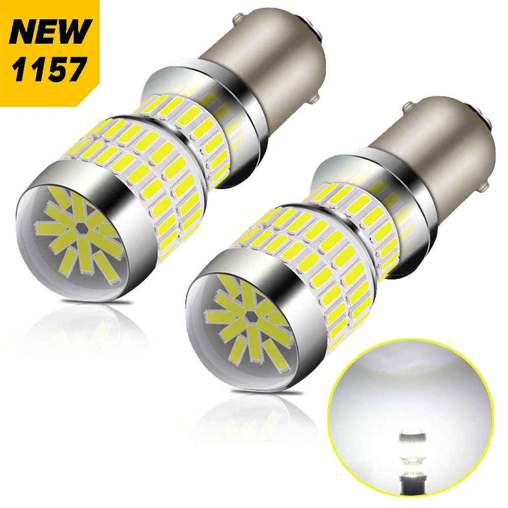 2X высокое качество 1157 BAY15D P21W led 1156 T20 W21/8 Вт 7443 W21W Автомобильная лампочка BA15S PY21W