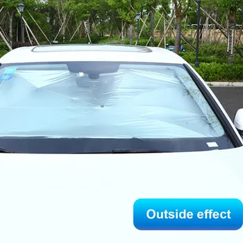 

Car Windshield Umbrella Sunshade Ultraviolet And High Temperature Sunshade Protector Foldable Reflective Umbrella