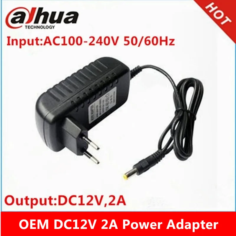 DC12V 2A Eu plug power Adapter supply dahua ip camera Hikvision ip camera