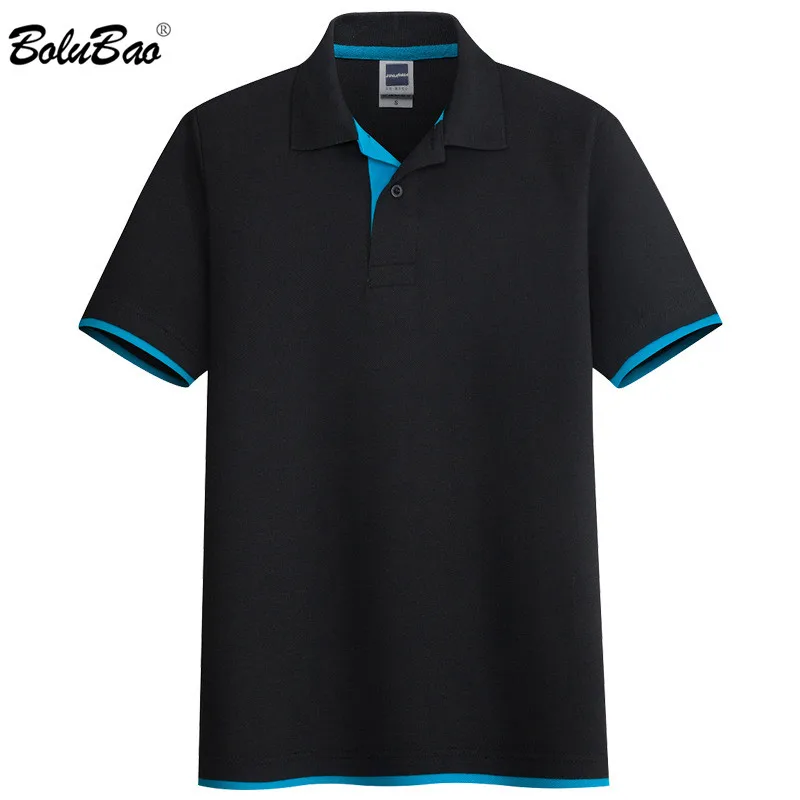 

BOLUBAO Casual Brand Men Solid Polo Shirts Tops Men's Slim Short Sleeve Polos Summer New Business Polo Shirt Male