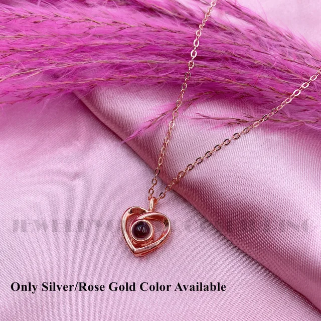 Customized Photo Projection Necklace 