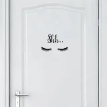 Ресниц Творческий поколение резные съемный крутые модные креативные Гостиная наклейки на стену за диваном