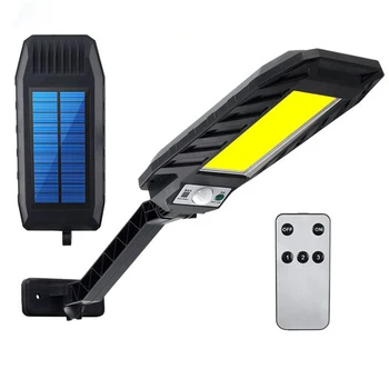 

High Bright Solar Emergency Light PIR Motion Sensor Remote Control Solar Street Light Wall Light for Street Road Garden Yard