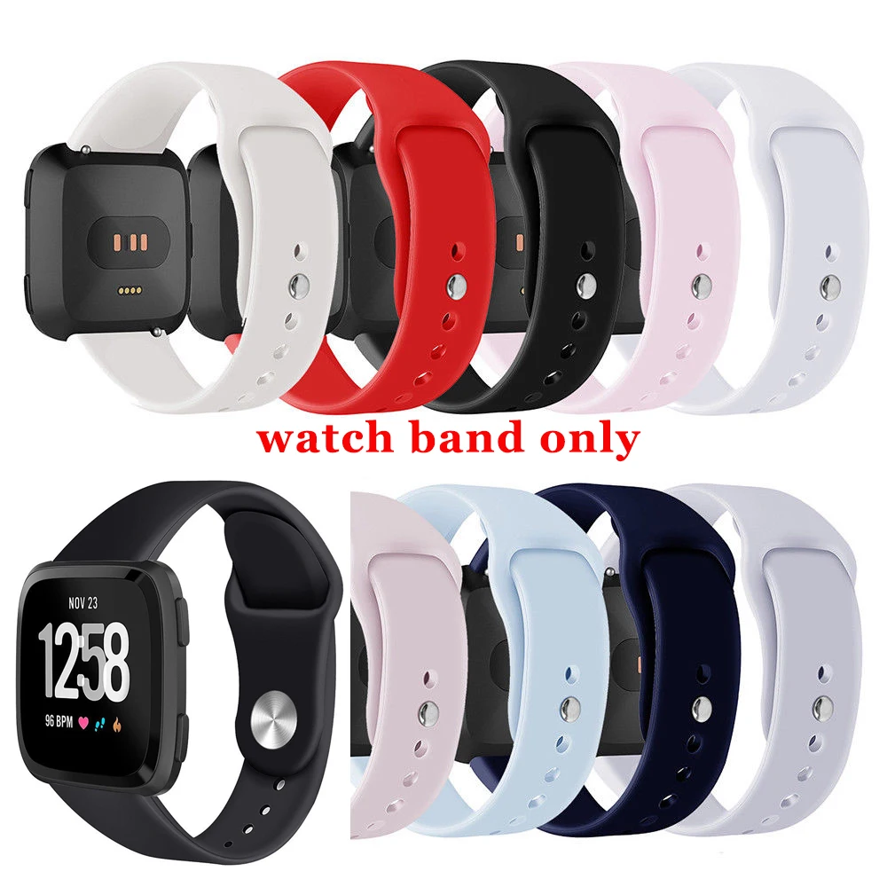 1Pcs Soft Silicone Replacement Sport Wristband Wrist Band Strap For Fitbit Versa Colorful Outdoor Support | Спорт и развлечения