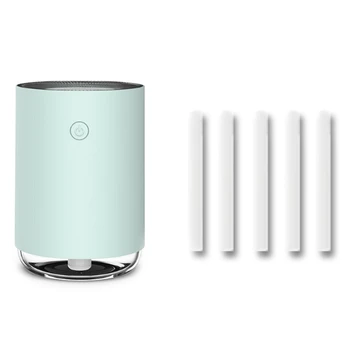 

Humidifier Atmosphere Lights Car Essential Oil Diffuser USB Aroma Diffuser with 5Pcs Sponge Stick