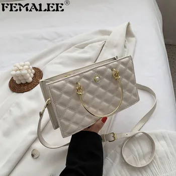 

2020 Trendy Diamond Lattice Small Square Hand Bags Women Adjustable Shoulder Strap Messenger Bag Classic Thread Crossbody Purse