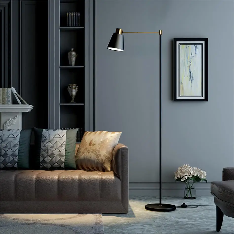 Современная стоящая лампа Deco, для салона, лофт, для учебы, художественные Торшеры для гостиной, для чтения, в японском стиле, торшер, для учебы, спальни, кафе