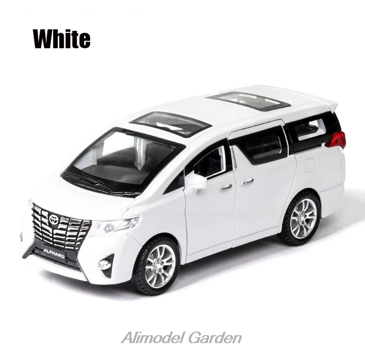 1:32 Alphard MPV Diecasts& Toy Vehicles металлическая модель автомобиля звуковой светильник коллекция автомобилей игрушки для детей Рождественский подарок