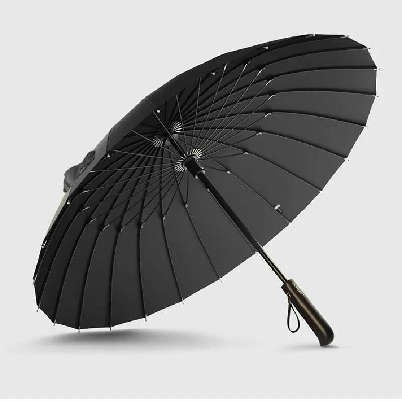 OLYCAT-Large Rain Umbrella for Men and Women Windproof Male Walking Stick Golf Umbrella Cane Cane 24K folding umbrella wind resistant umbrella windproof umbrella
