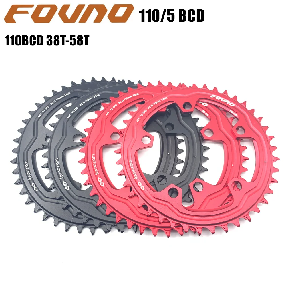 

FOVNO 110/5 BCD 110BCD Road Bike Narrow Wide Chainring 38T-58T Bike Chainwheel For shimano sram Bicycle crank Accessories