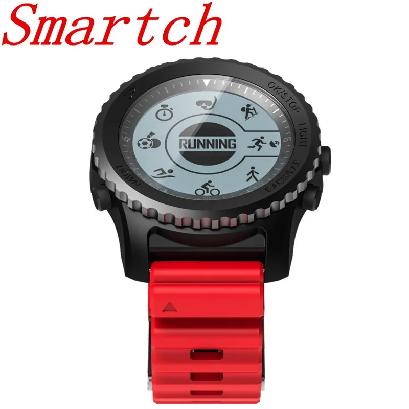 

Smartch S968 GPS Sports Smart Watch IP68 Waterproof Sleep / Heart Rate Monitor Sedentary Reminder Barometer Thermometer Altimete