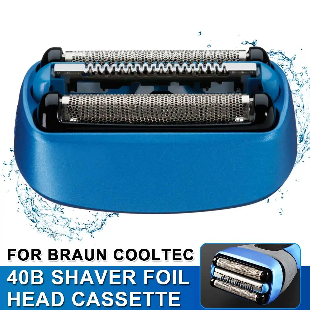 Preise 40B Ersatz Rasierer Kopf Folie Kassette für Braun für CoolTec CT2s CT2cc CT3cc CT4s CT4cc CT5cc CT6cc Kopf Klinge