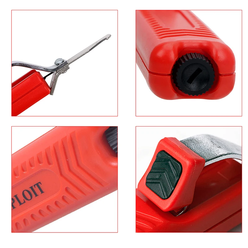 Нож для зачистки проводов с регулируемой резиновой ручкой для зачистки кабеля изоляционный резак для зачистки с крюковый нож для 8,0-28,00 мм