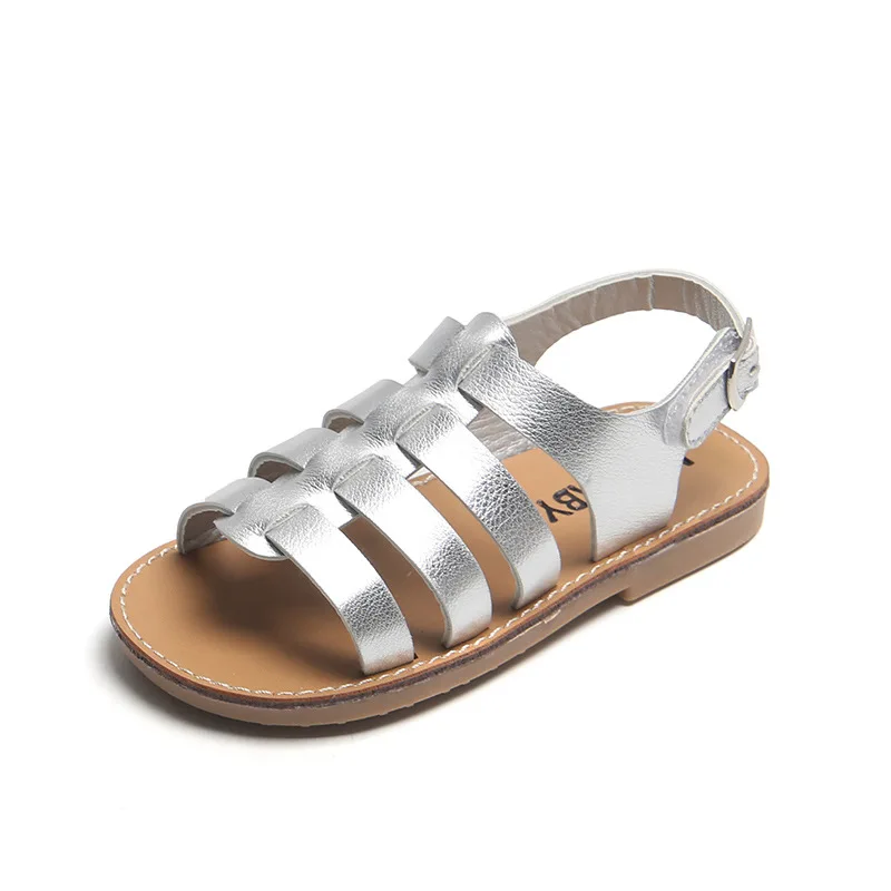 Children Sandals Summer Fashion Girls Woven Princess Soft-soled Non-slip Beach Casual baby shoes kids shoes children sandals kids sandals