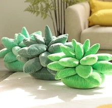 Coussin de chaise en forme de Cactus et de plante, jouets en peluche succulente Pop it, poupées décoratives pour la maison, 25/45CM, 2022