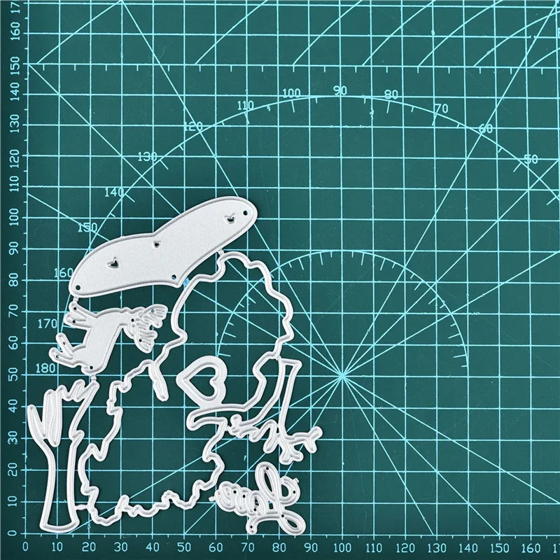 

Naifumodo Love Deer Tree Metal Cutting Dies Scrapbooking Craft Dies Embossing Stencil Die Cut Card Making New Dies