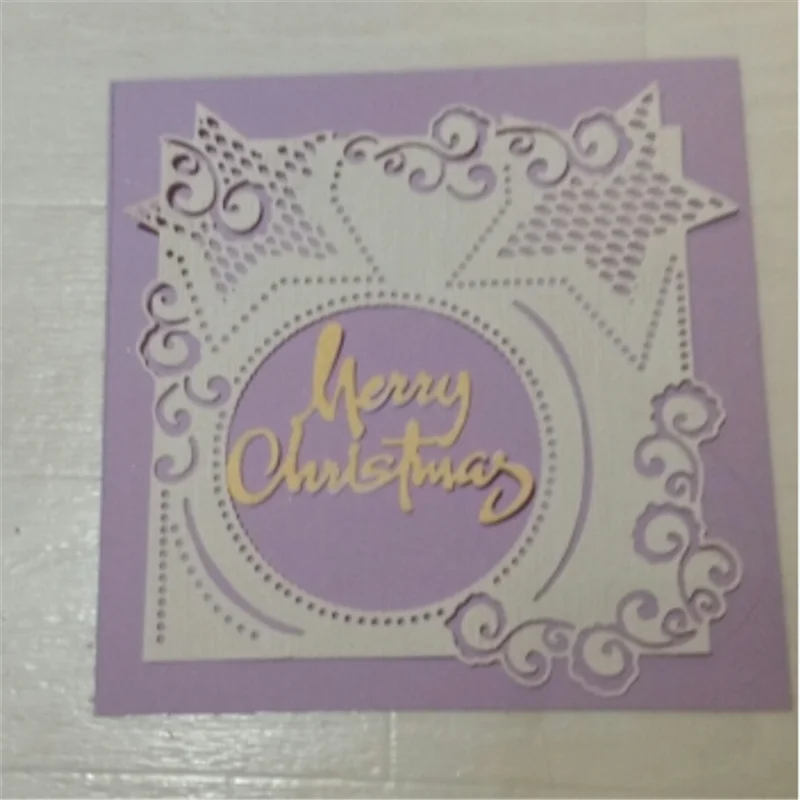 

Eastshape Christmas Star Frame Dies Metal Cutting Dies New 2019 for Scrapbooking Card Making Cover Background Craft Die Cuts