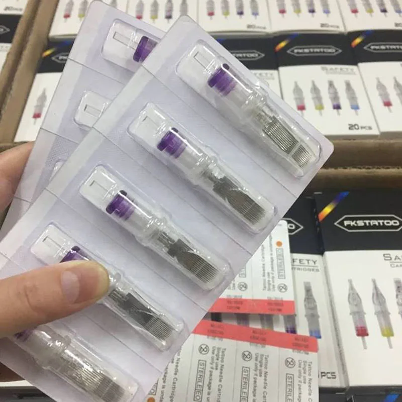 

20pcs HRK Cartridge Tattoo Needle Liner Shader Magnum Disposable Needle High Quality Tatoo Needle For Machine Pen Body Art