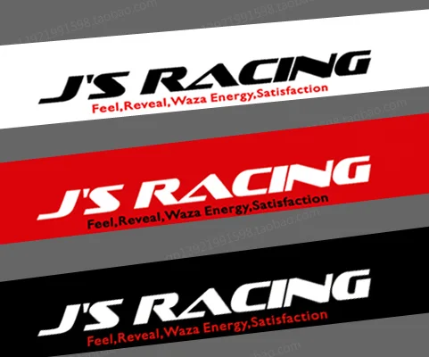 Автомобильный Стайлинг виниловая Авто Передняя ветровая Наклейка для JS RACING Feel Energy GK5