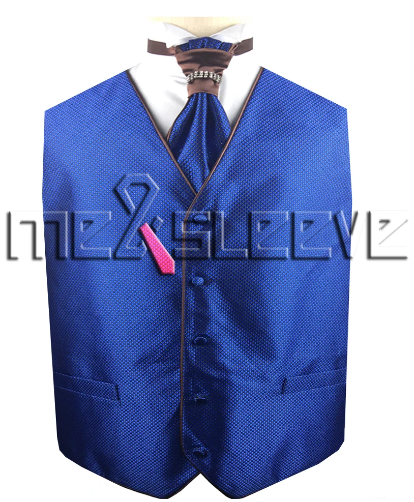 Роскошный индивидуальный свадебный жилет(жилет+ галстук+ носовой платок