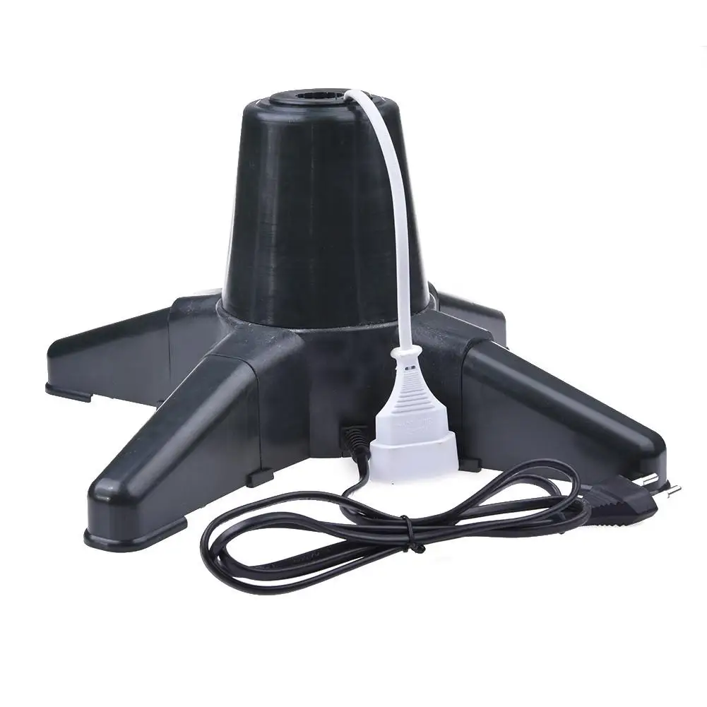 

Christmas Tree Stand Electric Christmas Tree Feet 360 Degree Rotating Base No Noise Low Power Stand For Christmas Decoration New