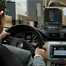 Беспроводная солнечная система контроля давления в шинах TPMS внешний датчик гайка водонепроницаемый