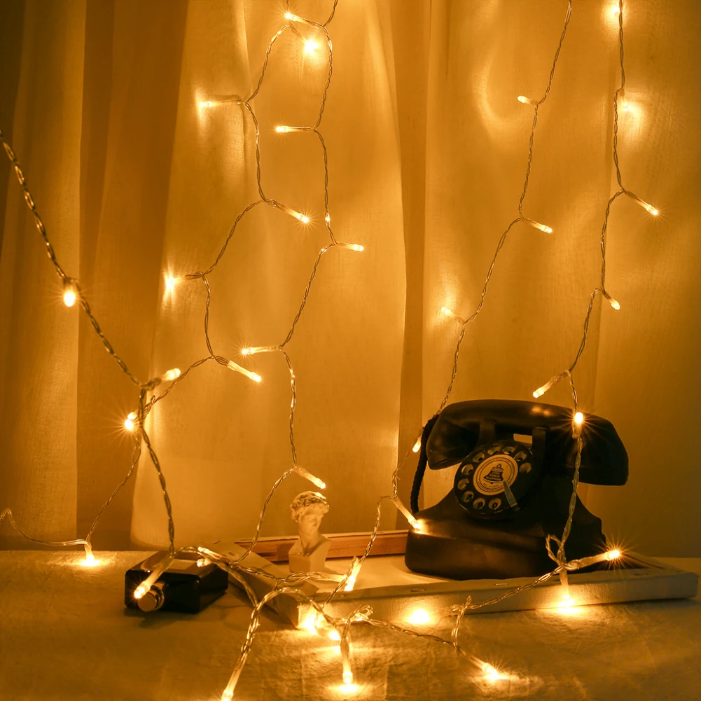

Festive home decor USB Powered Copper Wire Lamp And Plastic Five-pointed Star Shape And Cute Bee Shape Decorative Light String