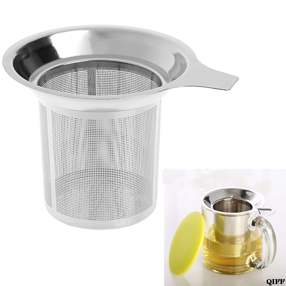 

Steel Tea Infuser Strainer Tea Filter Tea pot accessories Tool for Kitchen Households Gadget Reusable Strainer