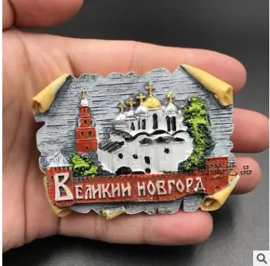 Русский туристический сувенир, магнит для холодильника, детский сувенир для путешествий, магниты на холодильник, домашний декор