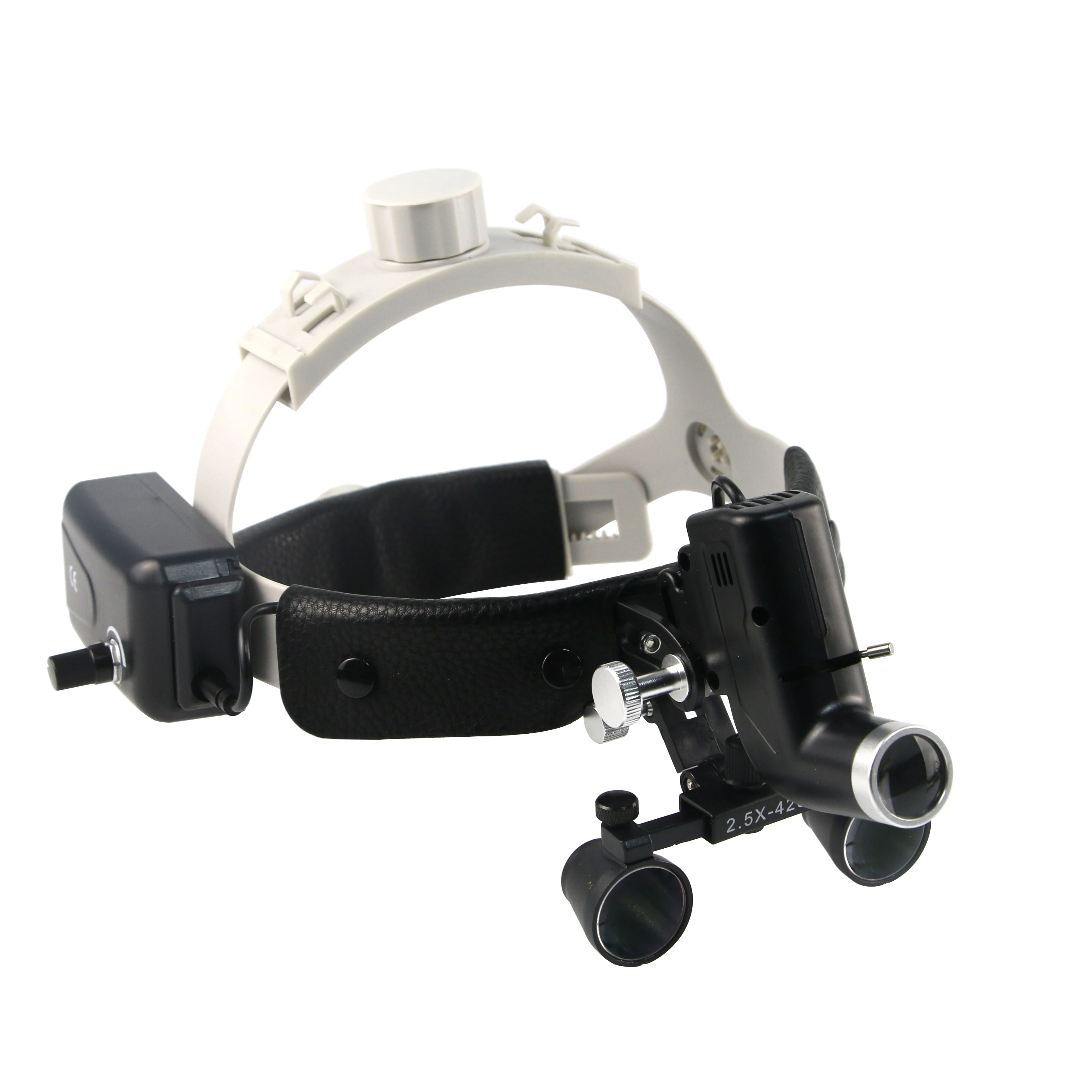 

ENT 5W LED Dental Portable Surgical One-Way Headlight with 2.5X Binocular Loupes
