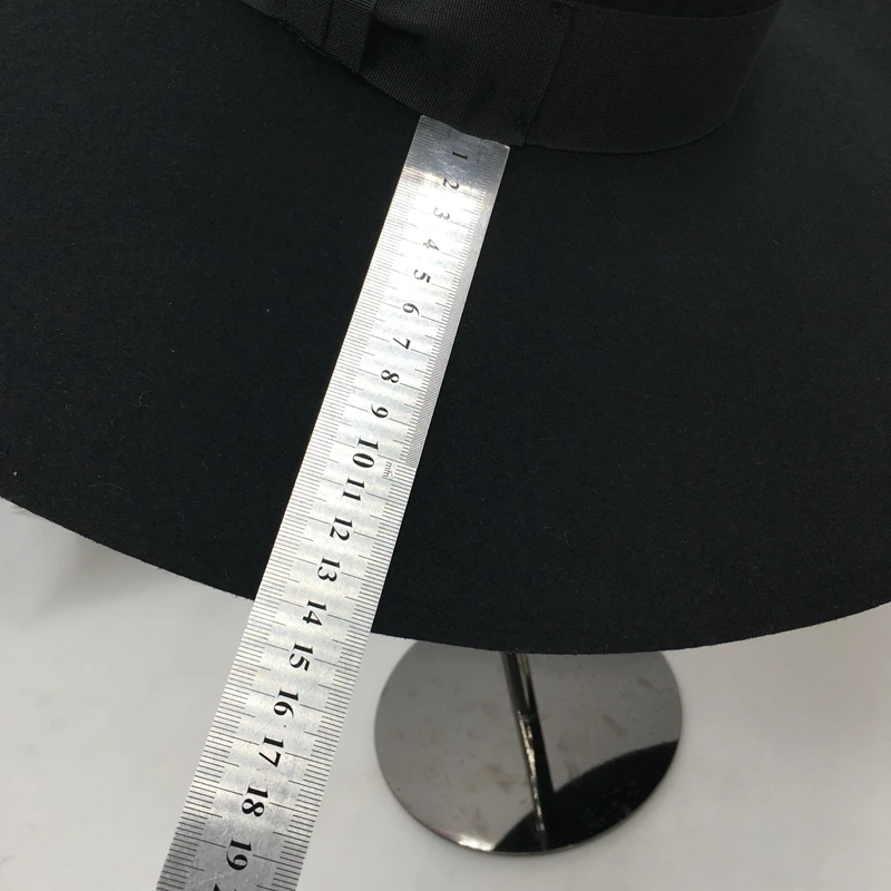 Wool Fedora Hat Retro Style Wide Brim Winter For Women Party Church Wedding fashion hat