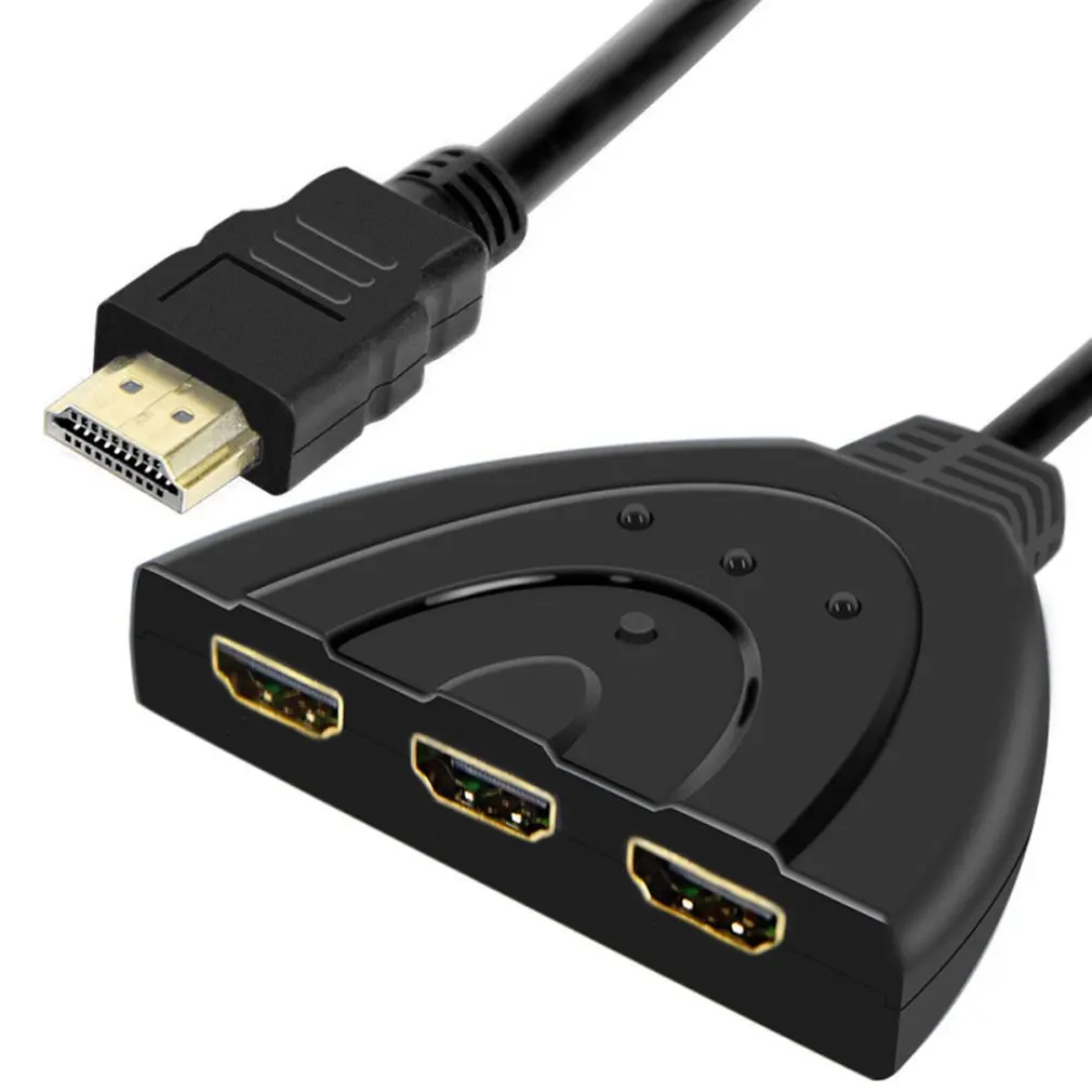 Hd ТВ адаптер 3 порта Hdmi мульти дисплей Авто Переключатель концентратор 4K разветвитель 1080P кабель Hd ТВ адаптер