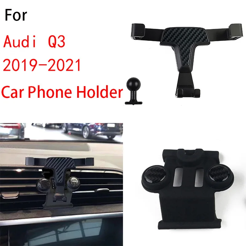 

Gravity Car Phone Holder For 2019-2021 Audi Q3 Auto Interior Accessories Air Vent Mount Mobile CellPhone Stand GPS Bracket