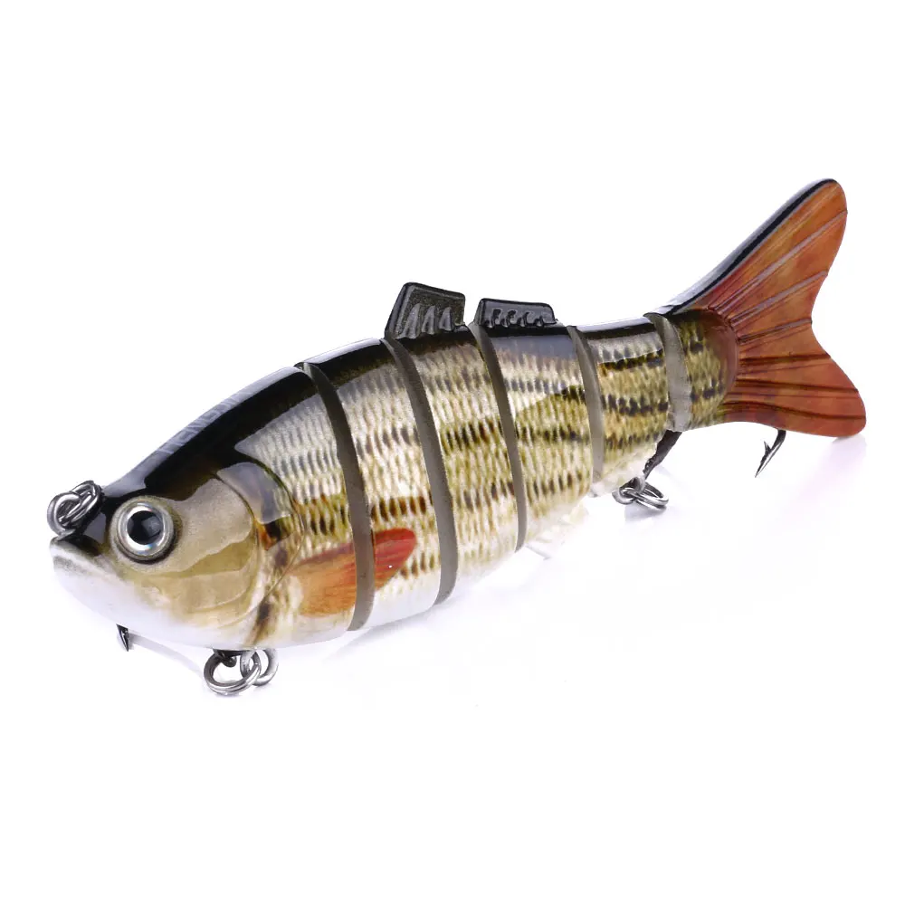 Hengjia 6 раздел Рыболовная Приманка Crank Bait Swimbait Bass Shad Dacing 3D Eyes рыболовные инструменты