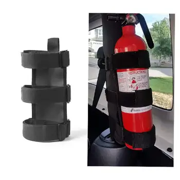 

Oxford Car Roll Bar Fire Extinguisher Holder Large & Small Size Oxford Cloth for 1997-2018 SUV Car Accessories