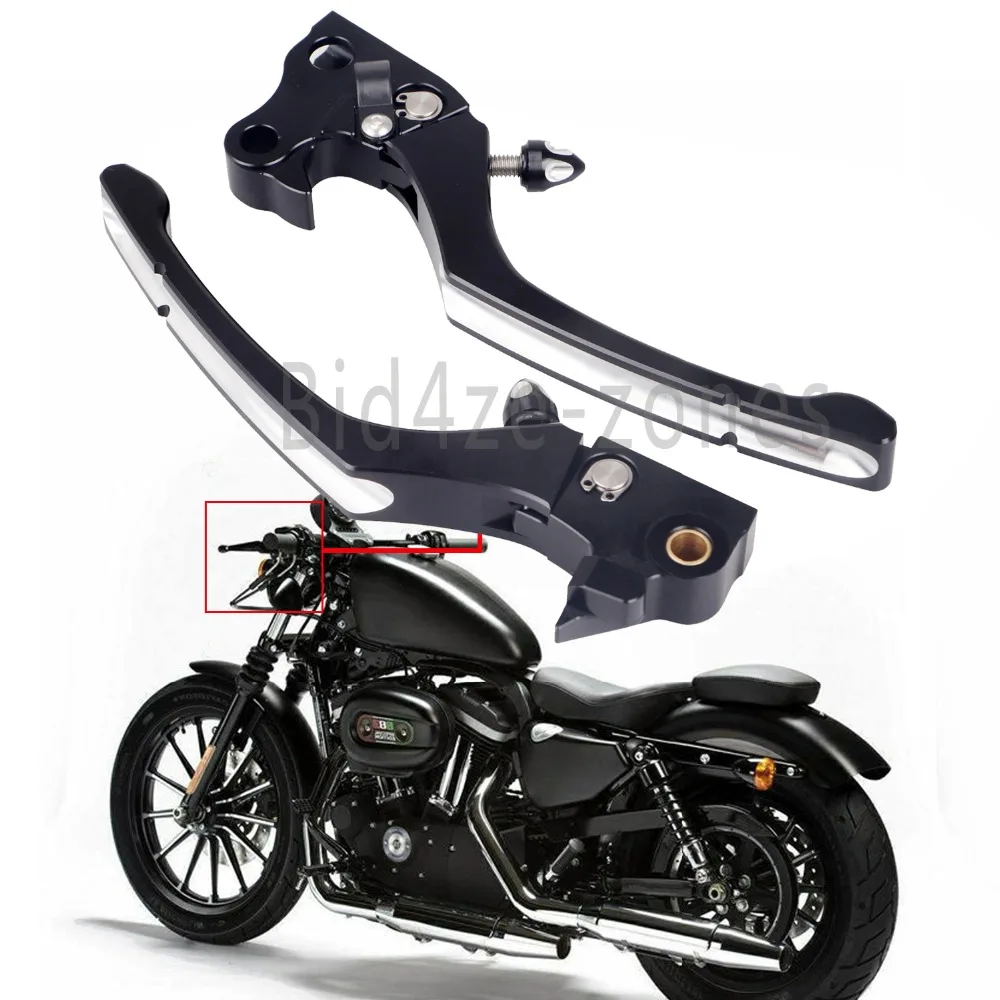 1 пара Черный ЧПУ регулятор тормоза сцепления ручка рычаг для Harley Sportster XL 883 1200 2004