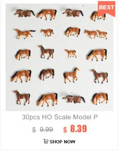 100 шт 1/150 окрашенные животные-лошади миниатюрные пластиковые весы игрушка модель лошадь для модели фермы Ландшафтный Макет Наборы