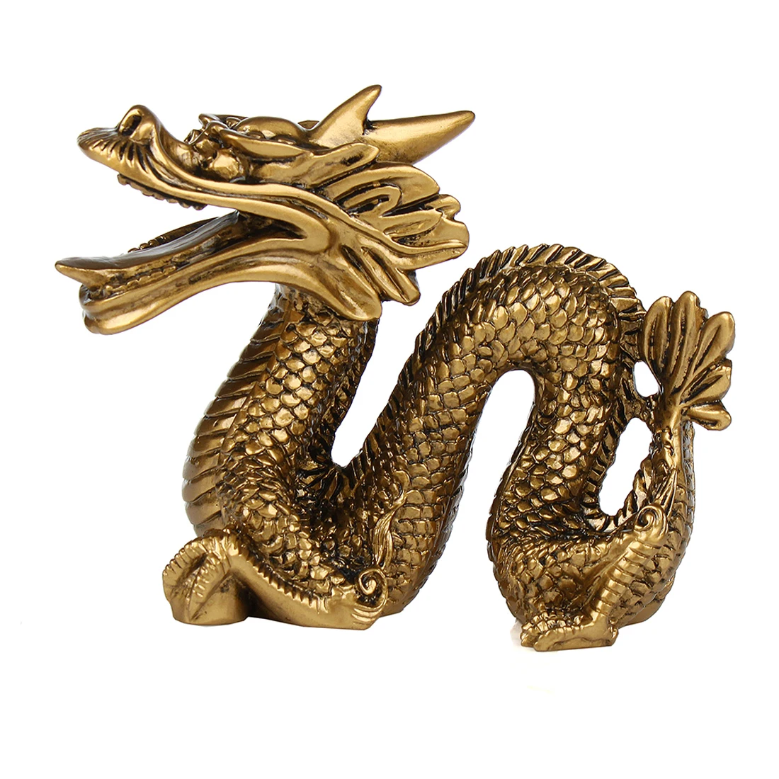 Китайская геотехническая статуя Jinlong талисман и успешные предметы домашнего обихода, смола лазурный дракон, ресторанная мебель
