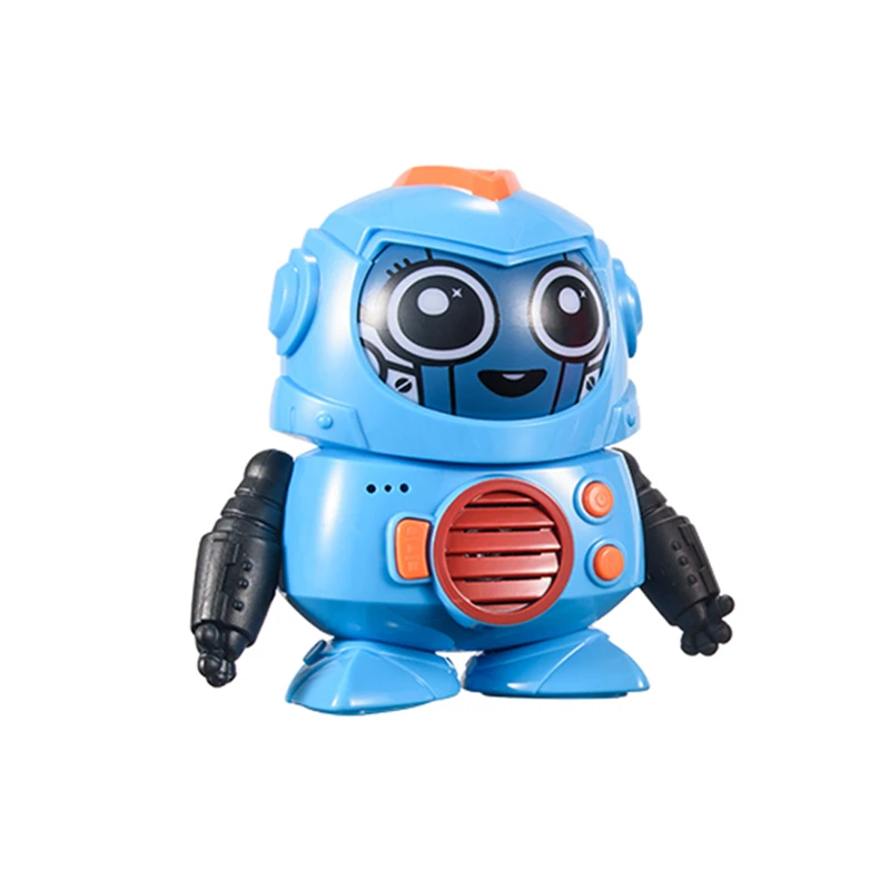 HENDEE 1902 Face Changing Voice Record Tone Change Talkable Remote Control RC Robot Puzzle parent-child Interactive Toys