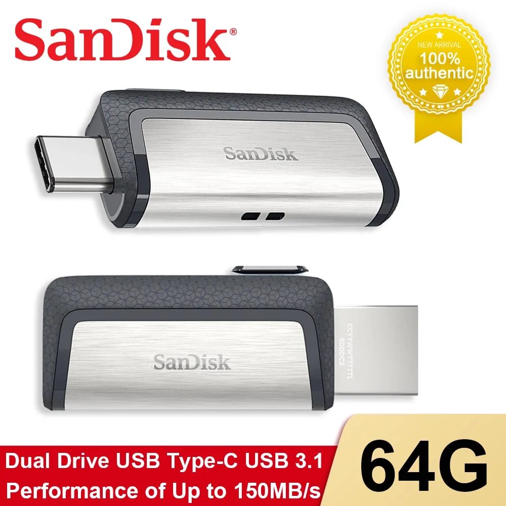 Флеш-накопитель SanDisk SDDDC2 100% дюйма Micro USB 3 1 128 ГБ 264 | Компьютеры и офис