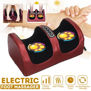

New Electric Foot Massager Machine Plantar Calf Arm Relaxing 3 Levels Adjust 33x18x14cm 12pcs 3D massage balls