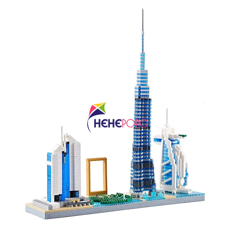 2001 мировая архитектура Город Дубай рамка Burj Al Арабская башня Khalifa своими руками