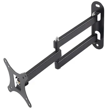 

Universal 14-27 Inch Lcd Computer Monitor Rack TV Rack Telescopic Rotating Display Bracket Swing Rack Wall Mount