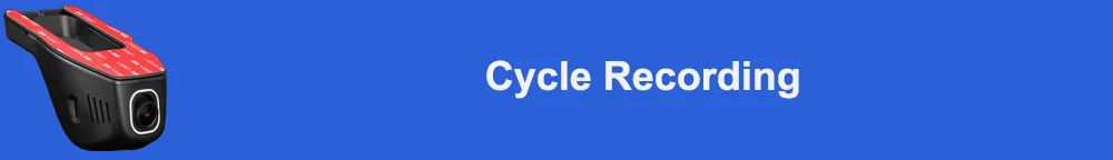 Cycle Recording标题