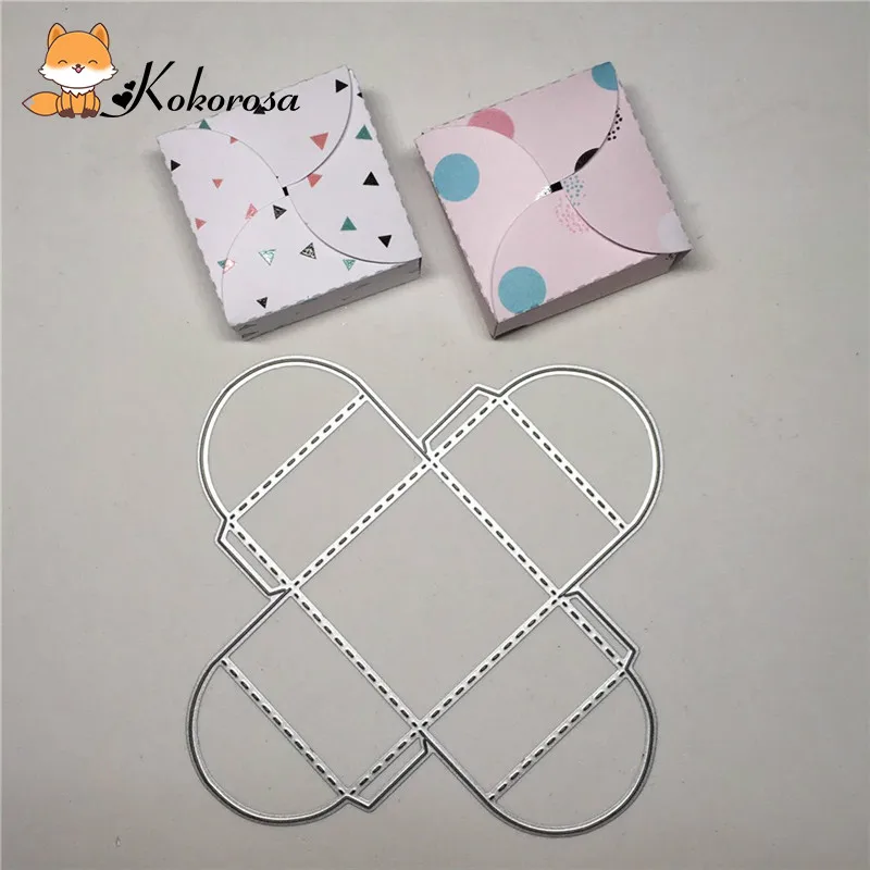 Кокороза режущие штампы металлические коробка скрапбукинга альбом карты делая