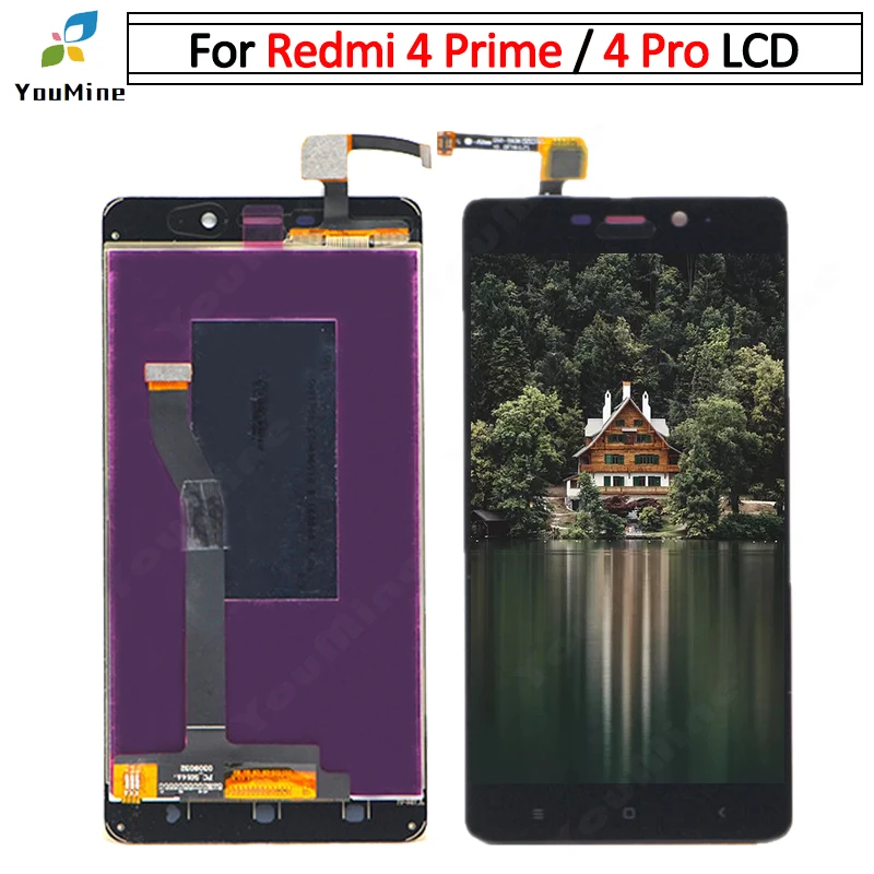 ЖК-дисплей 5 0 дюйма для Xiaomi redmi 4 prime с сенсорным дигитайзером в сборе запасные
