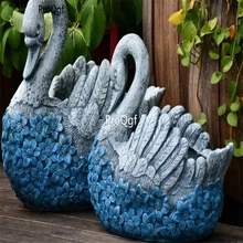 Ngryise 1 Набор Лебедь художника, как Статуэтка для сада